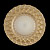 Photo: New Collections: Florence Charger Gold Creme